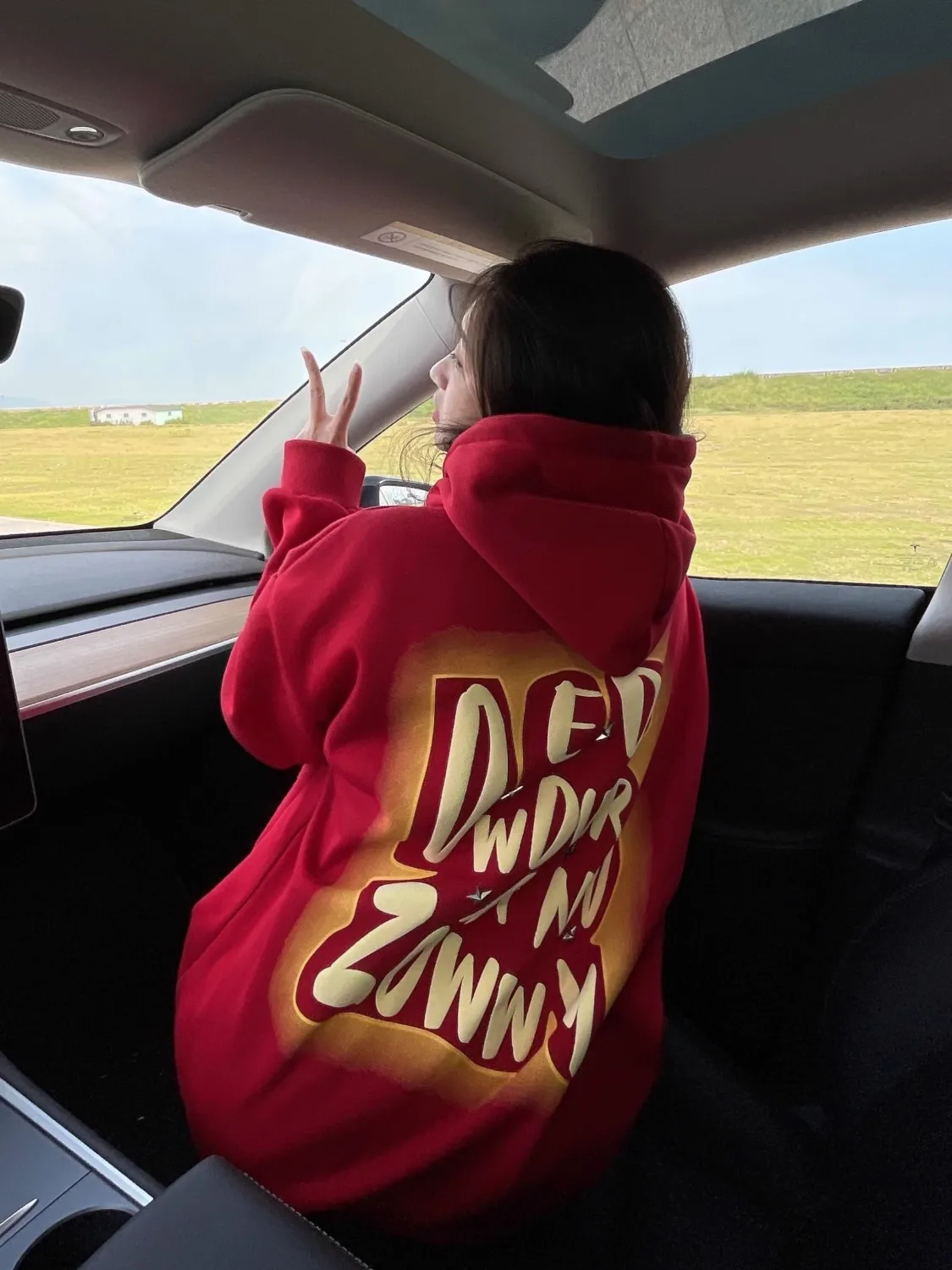 

Женская толстовка с капюшоном Y2K, рваная домашняя одежда с подкладкой, гранж, пот, эластичная Bf, трехмерная нашивка для подростков, стираная строчка