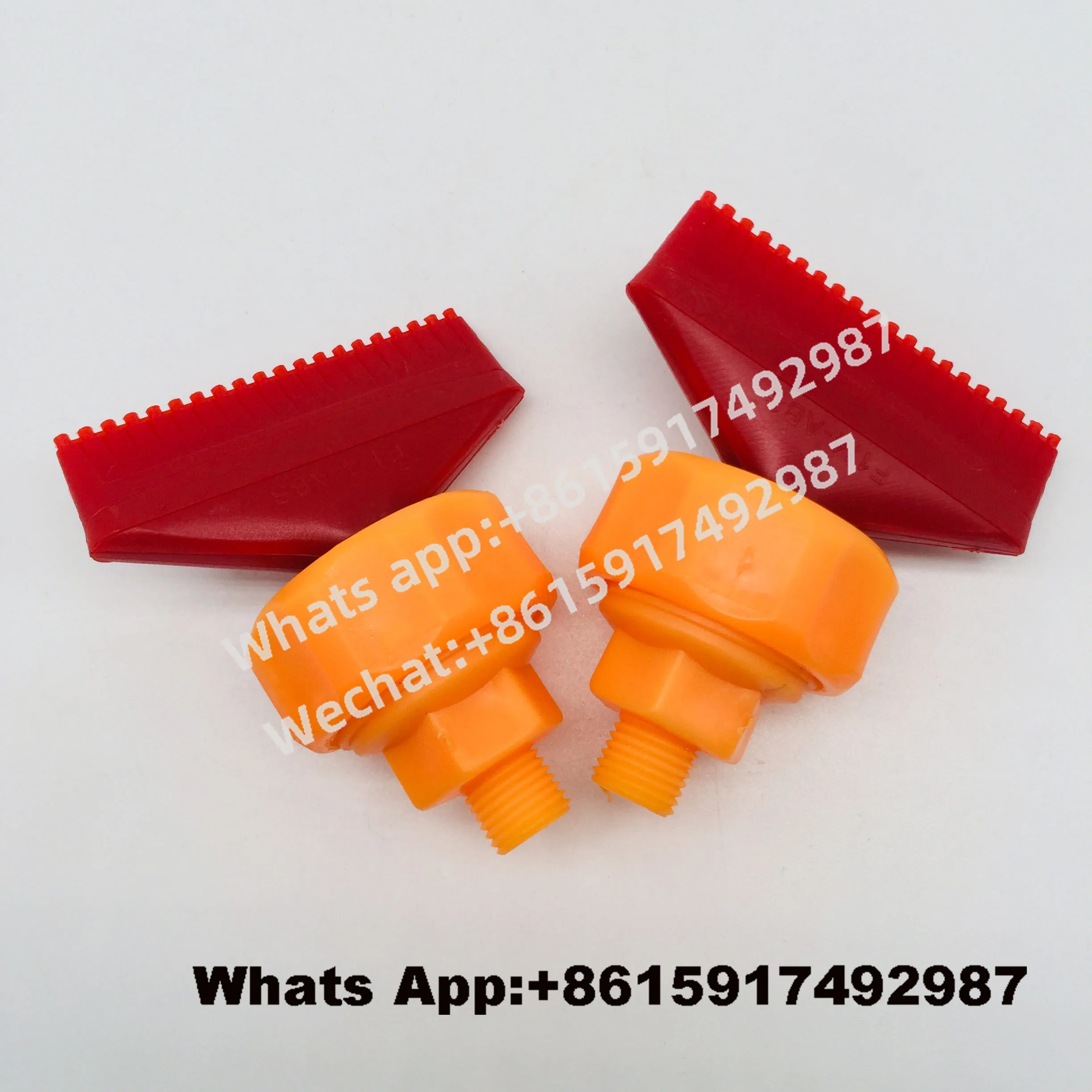 ABS Red Wind Jet Air Nozzle 20 Holes 65mm Quality Blow-Off Flat Fan Nozzle With Plastic Adjustable Ball Fittings