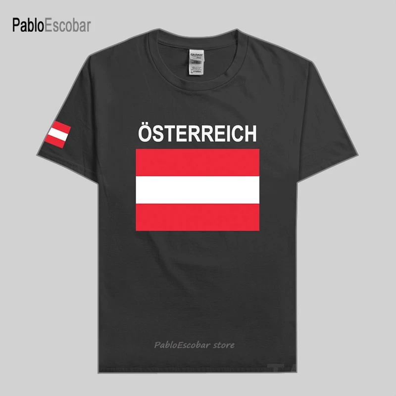 Austria men t shirt Austrian nation team  cotton streetwear jerseys t-shirt tops gyms clothing tees country flag AT AUT