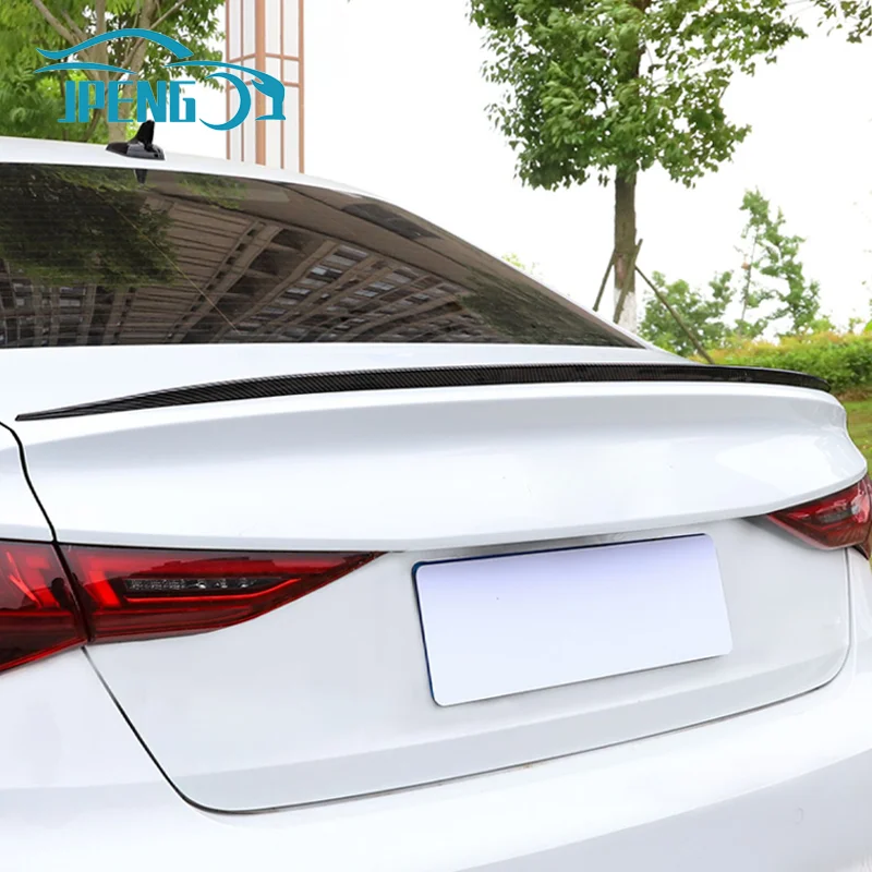 121cm Length Universal Spoiler Lip Sedan Rear Wing For W204 W211 BMW E92 E60 E90 G20 F30 Audi A3 A4 Peugeot 508