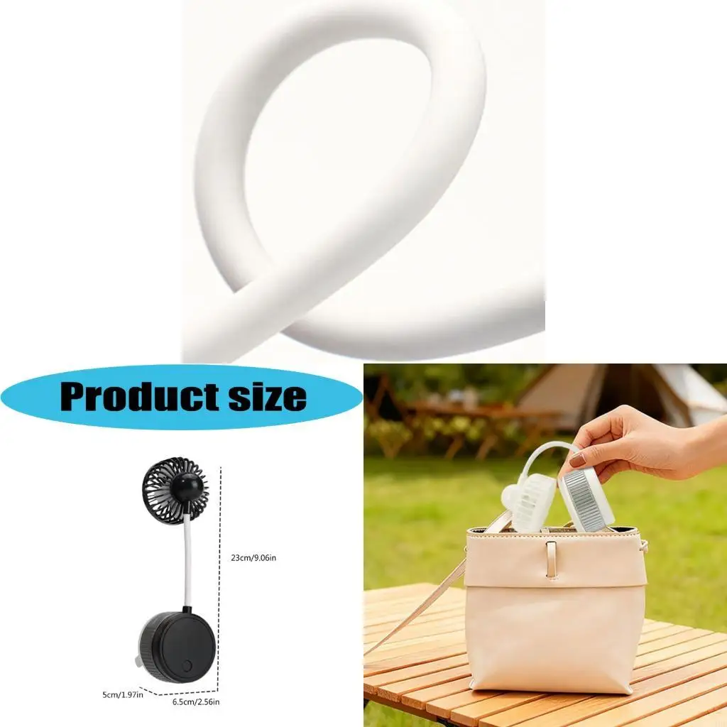 J1HF Quiet Operation Wall Mounted USB Fan with Flexible Suction Cup ABS Construction