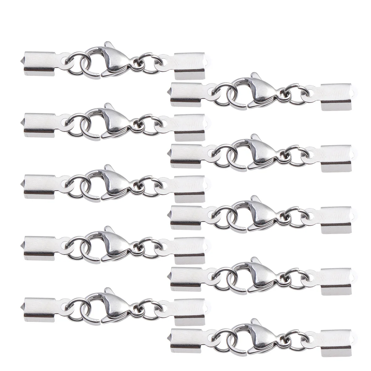 

20 PCS Lanyards for Keys Claw Buckle DIY Pendant Clasp Jewelry Making Supplies Lobster Clasps