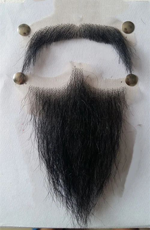

Handmade High Quality Goat Beard Simulation Beard Whisker Mustache For Game Party Halloween Christmas Cosplay Prop