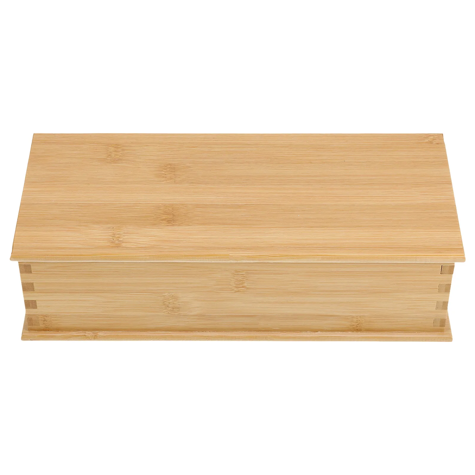 

Bamboo Chopsticks Box Stackable Holder Large Capacity Cutlery Organizer Kitchen Dining Spoon Fork Storage Container