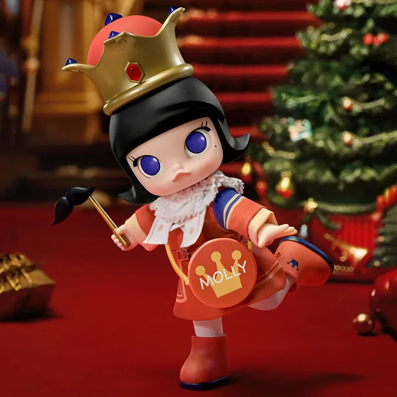 

MOLLY Walnut Clip Action Figure Kawaii Ornaments Figurines Home Decor Desktop Model Dolls Gilrs Gift Model Toys