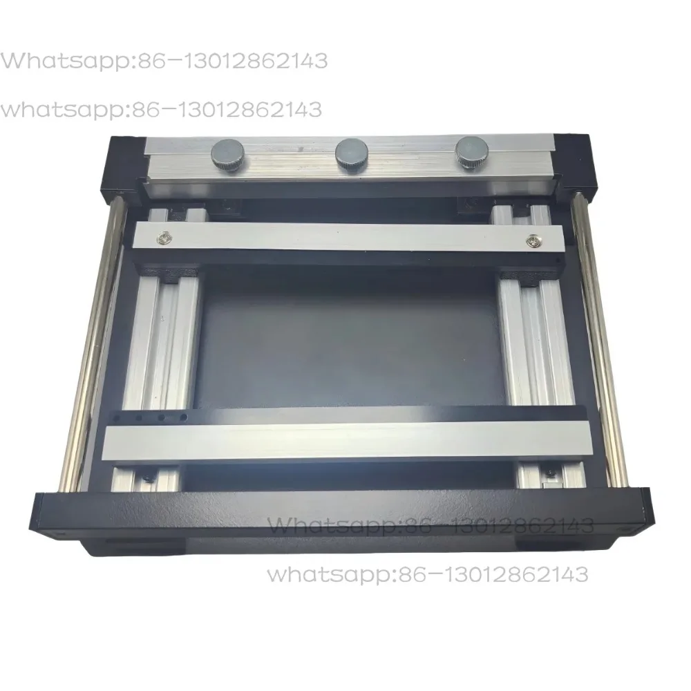 100 * 100mm SMT mesh steel welding board PCB welding paper manual printing micro screen printing machine printing table view 5