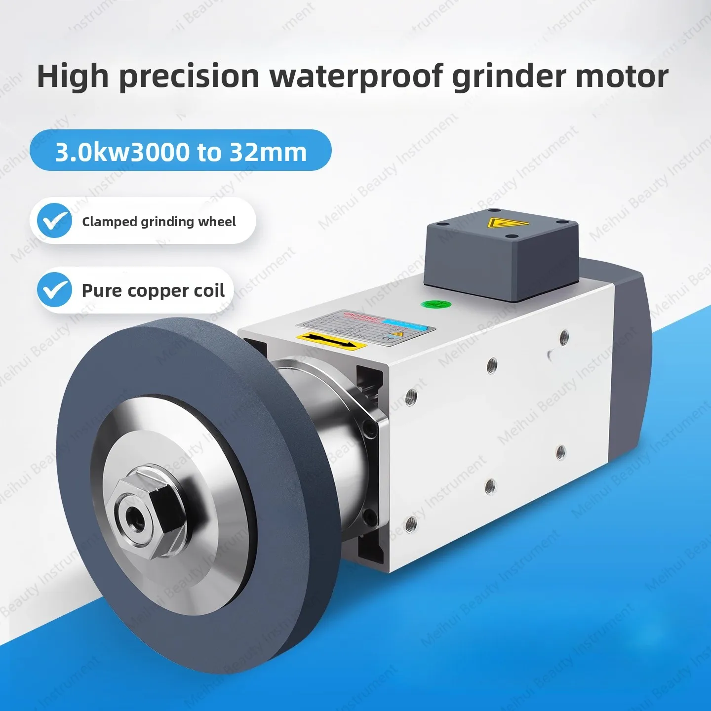 High Speed Motor 3kw Precision Polishing Variable Frequency Air-cooled Three-phase Asynchronous Waterproof Spindle