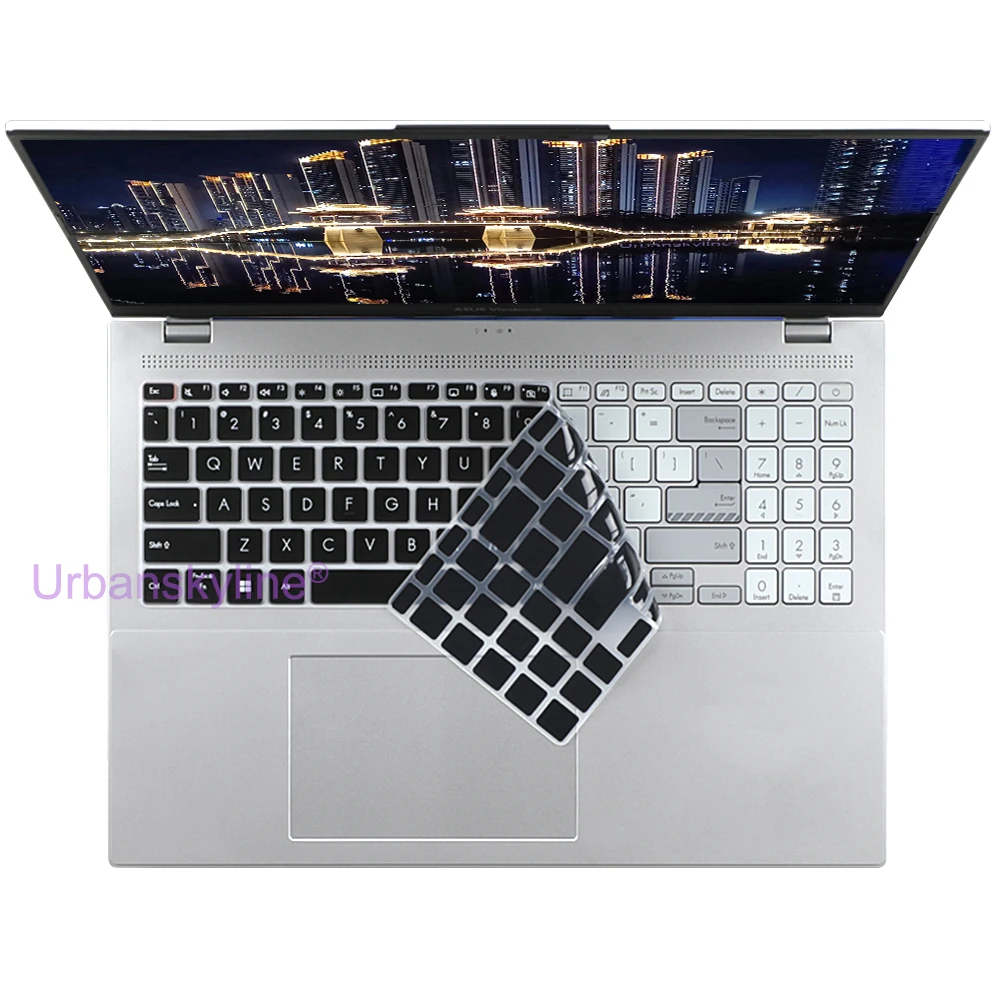 

Чехол для клавиатуры для ASUS Vivobook 15 15X X1504 X1503 K6502 K6501 M6501 K5504 K3502 M3502 M3504 M1503, силиконовый защитный чехол