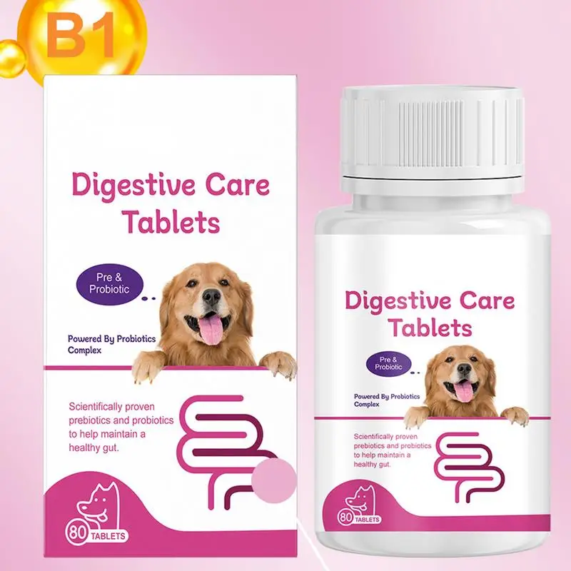 Dog Probiotic Tablets Dog Probiotic Digestive Health Supplement Supplement Tablets Digestive Support Puppy Probiotic For Dogs