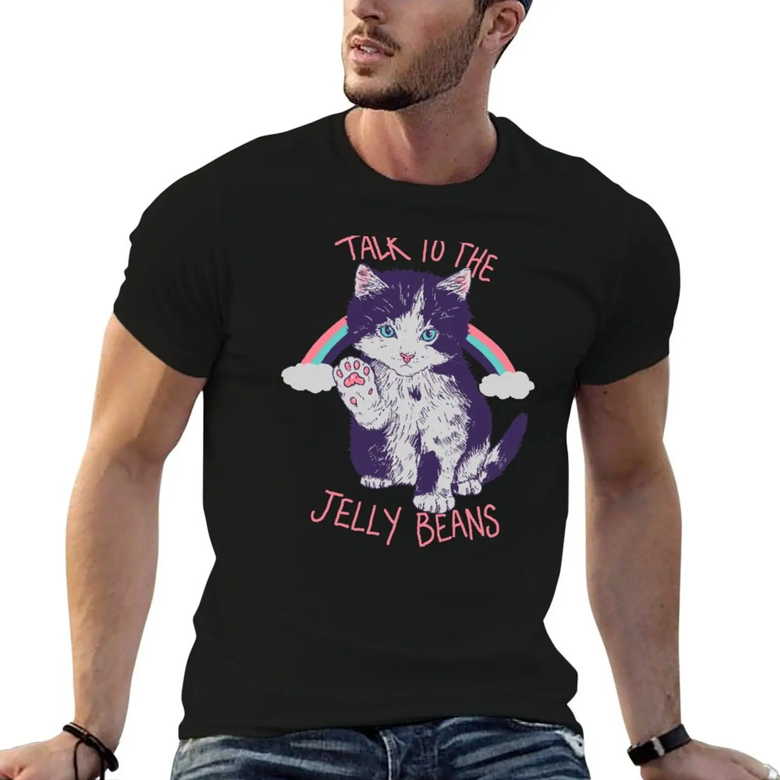 

Talk To The Jelly Beans T-Shirt t shirt men 100% cotton luxury brand t shirts designer man tshirt T-shirt