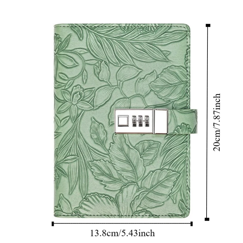 Fashion 224 Pages B6 Notebook Thickened PU Leather Cover Diary Book Waterproof Wear-resistant Student Notepad Student