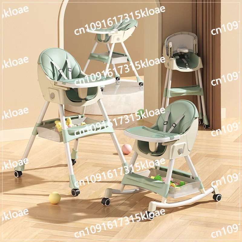 Eating Multifunctional Foldable Baby Chair Household Portable