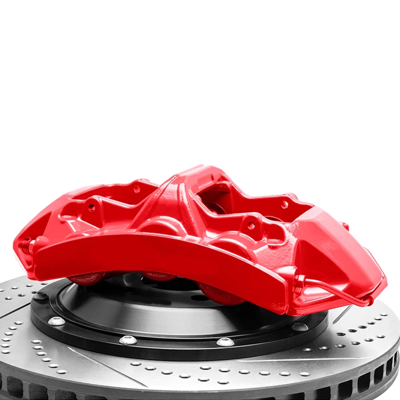 

Braking system: 6-piston/4-piston caliper brake kit and brake disc for