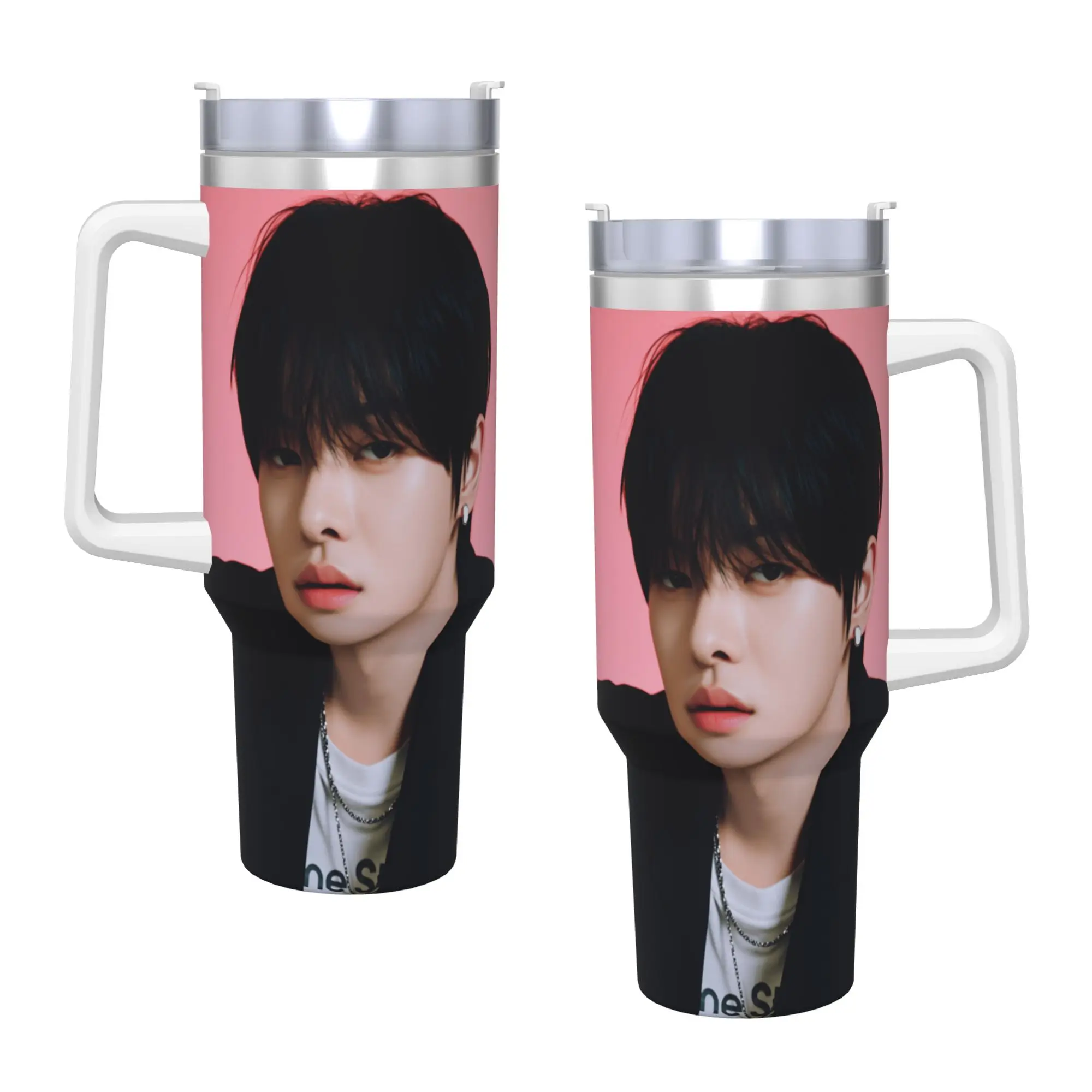 Stainless Steel Tumbler ALD1 A-ALPHA DRIVE ONE Car Mugs With Straws  Travelist Hot Drinks Water Bottle  40oz Coffee Mug