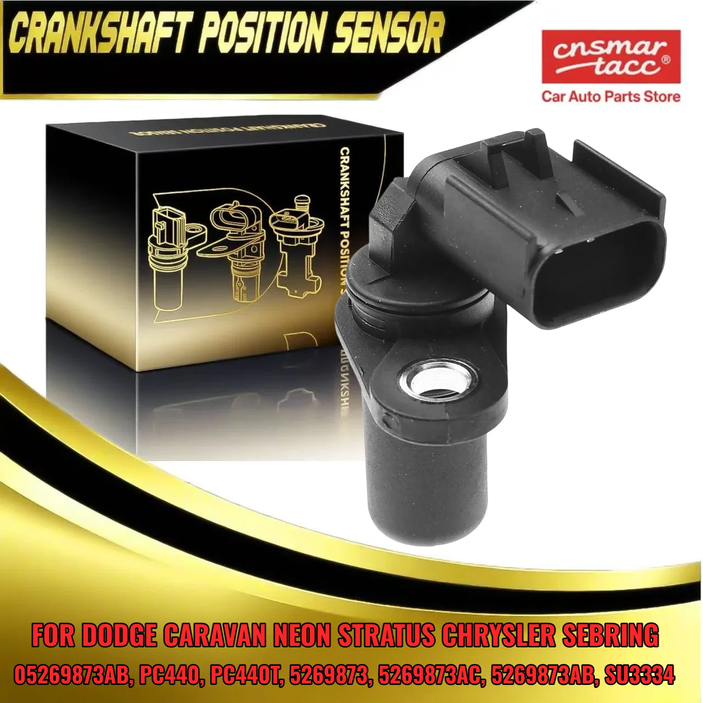 

Crankshaft Position Sensor SU3334 PC440T for Chrysler PT Cruiser Dodge Jeep 2003-2010 05269873AB