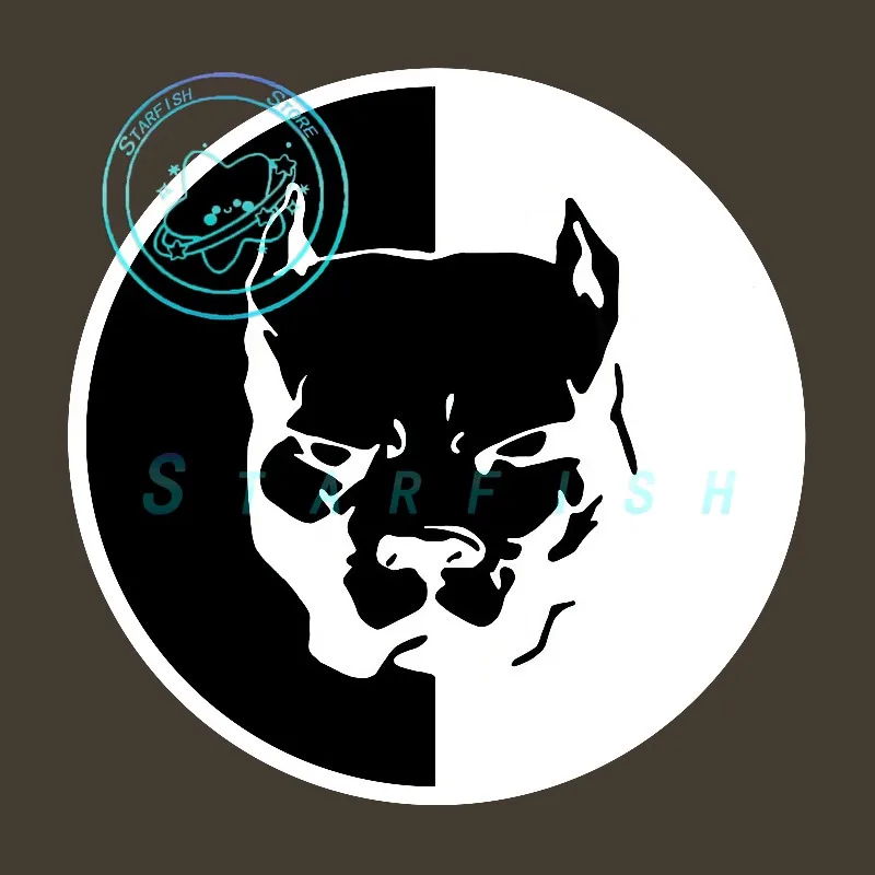 

Pitbull Dog Automotive Design Car Sticker Accessories Decoration Waterproof and Sunscreen PVC Material Spray Painting Process