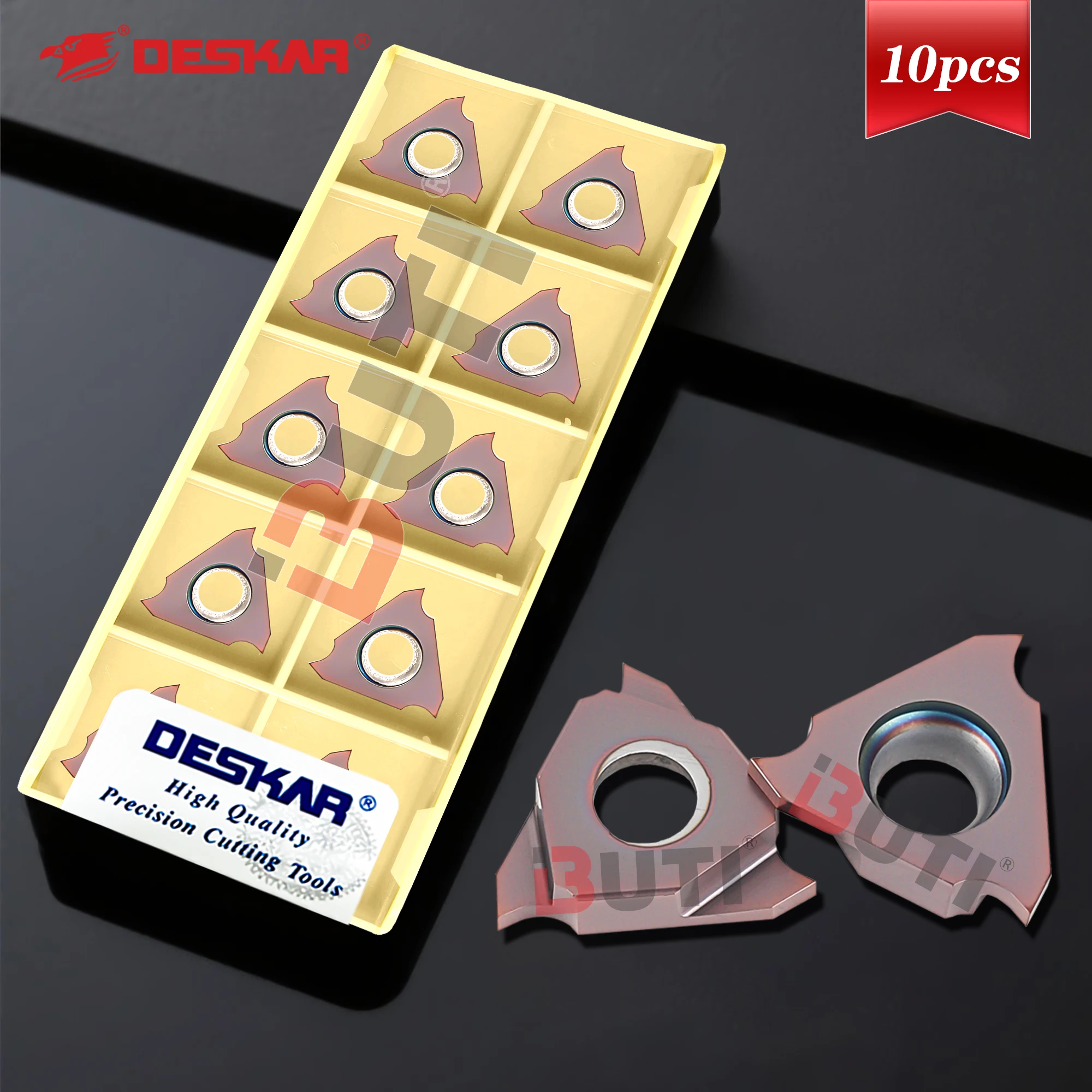 TGF32R/L050-300 LF6018 DESKAR 100% Original Vertical-Mounted External Shallow Groove Insert Stainless Steel Circlip Groove Blade