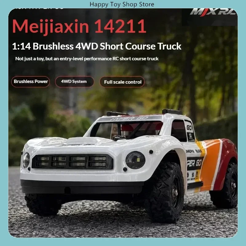 High Speed Off-Road Racing Drift Car Gift New MJX 1:14 RC Remote Control Car 4WD Brushless Short Course Truck