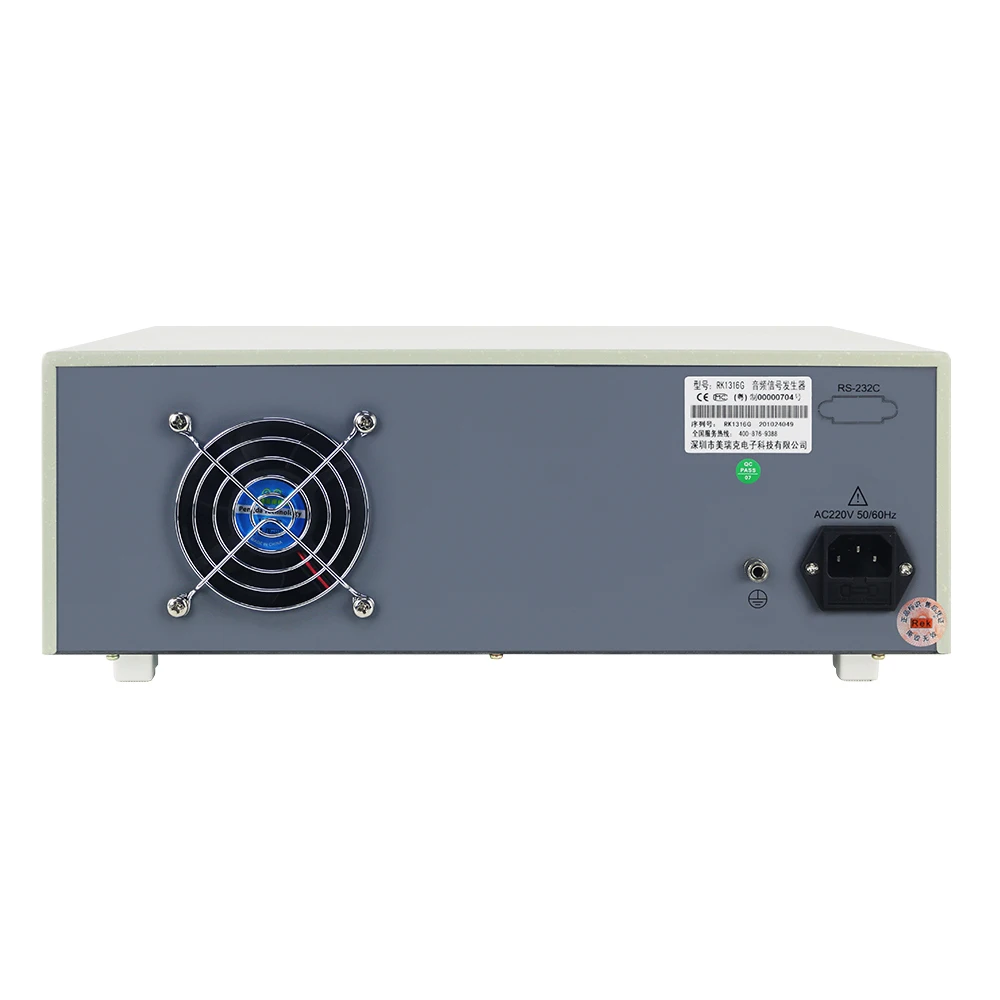 RK1316G 0.1Vrms--28.5Vrms Audio Signal Generator 100W Sweep Generator for Speakers and Headphones with Measurable Polarity