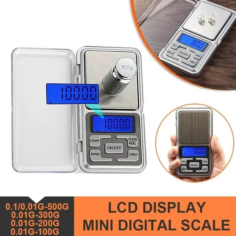 Portable Mini Jewelry Scale High Precision Antique Electronic Weighing Tea Household Gold Weight