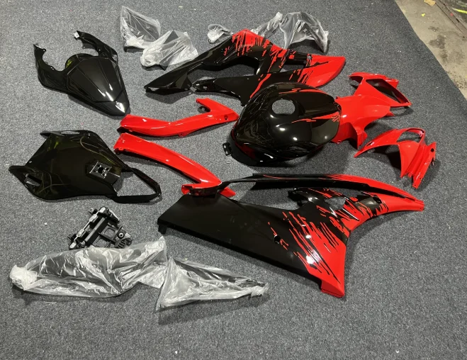 NEW ABS Fairings Kits Fit For YAMAHA R6 2006 2007 06 07 Bodywork Set Custom Black Red