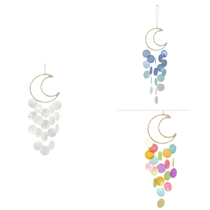 Carillón de viento para exteriores, regalo de playa para interiores y exteriores, decoración de jardín móvil para el hogar