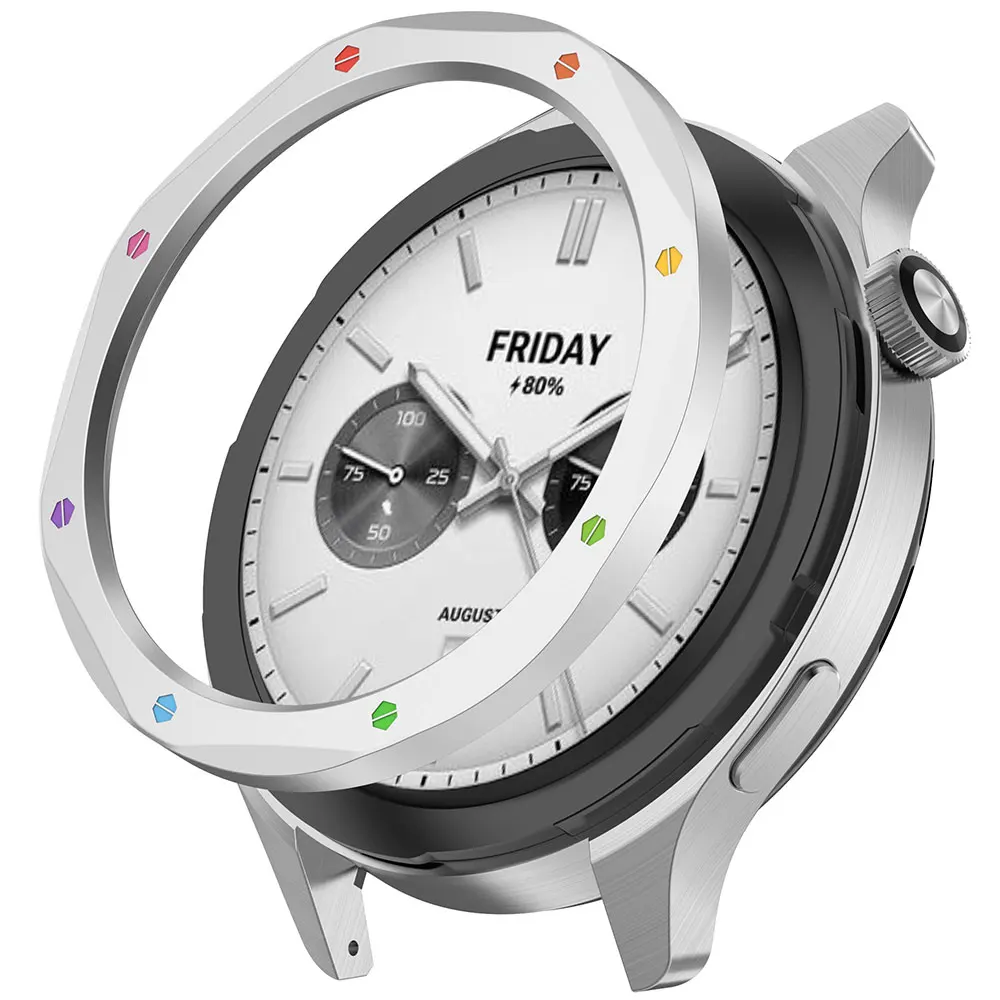 For Xiaomi Watch S4 S3 Metal Bezel Ring Protector With film Watch Case Cover Shell For Watch S3 eSIM S4 eSIM Smart Accessories