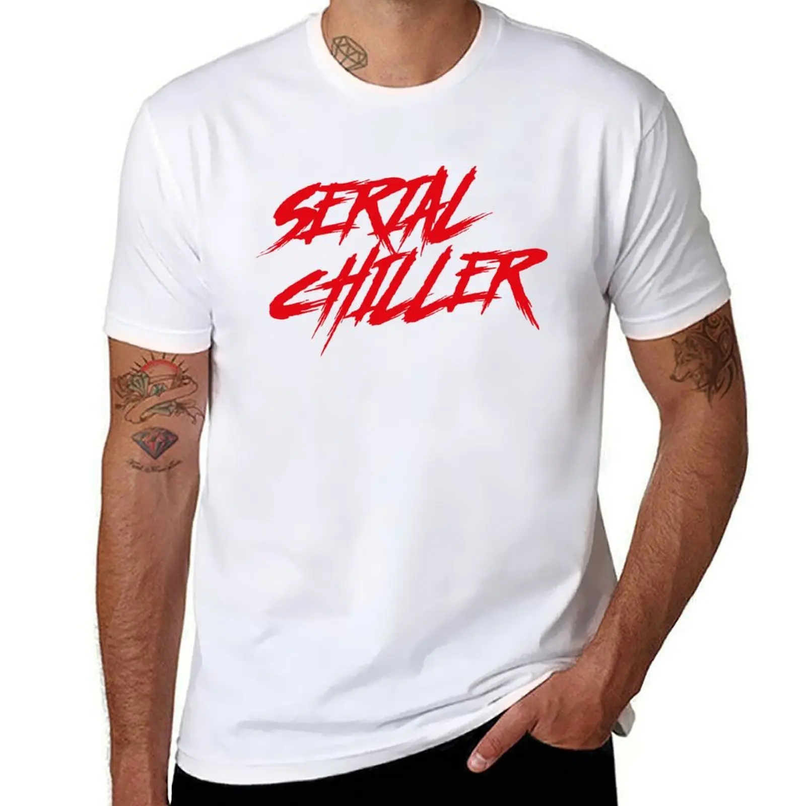 

SERIAL CHILLER T-Shirt t shirts cotton 100% men t shirt cotton 100% T-Shirt