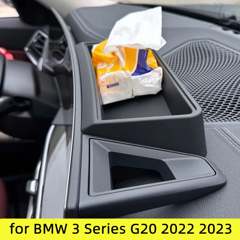 

Storage Box for 2023 BMW 3 Series 4 Series G20 Navigation Screen i3 i4 Car Center Console Organizer Interior Accessories