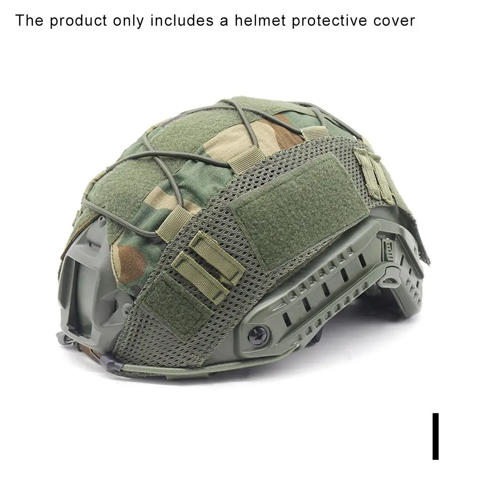 Outdoor Tactical Helmet Cloth Helmet Cover Elastic PJ Camouflage Cloth BJ Cover Helmet Helmet Cover Tactical MH Helmet Hel Y0B4