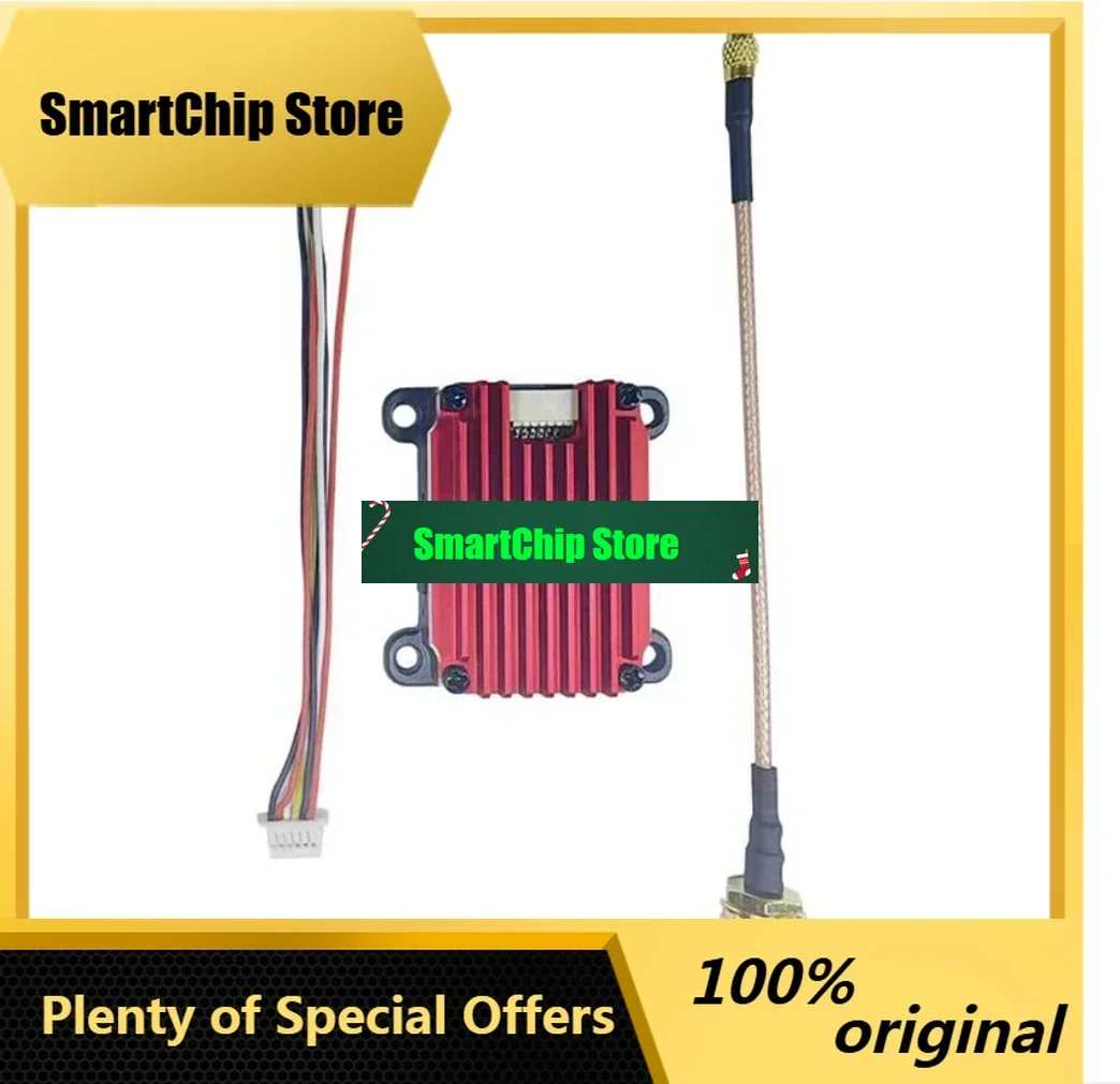 SmCp5.8G 1.6W Adjustable VTX 48CH Video FPV 1600mW Long Range For Racer Drone Multirotor DIY Part