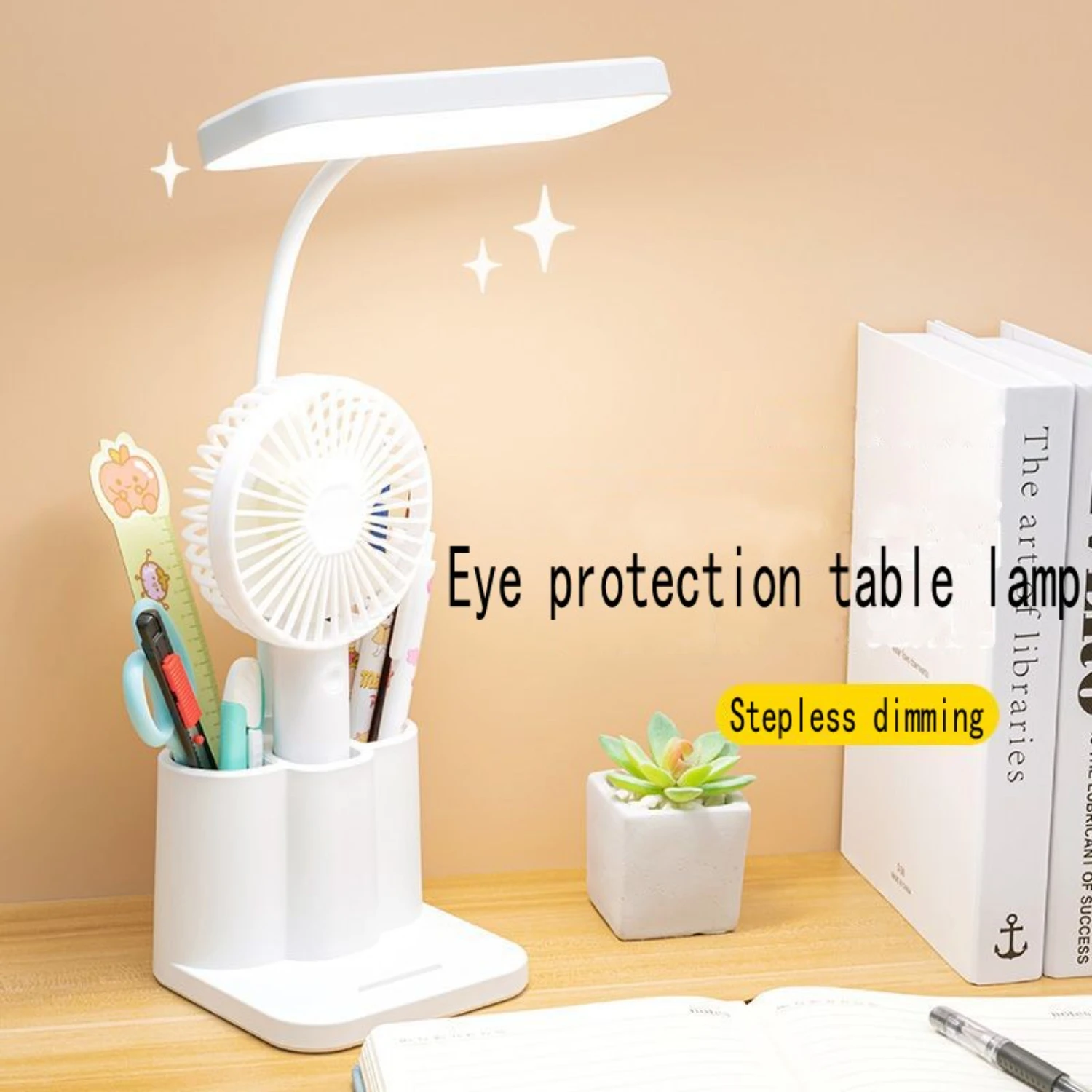 Lámpara de escritorio de aprendizaje LED USB con protección ocular, ideal para leer y estudiar en la hora de dormir, perfecta para estudiantes universitarios, Eye-fri