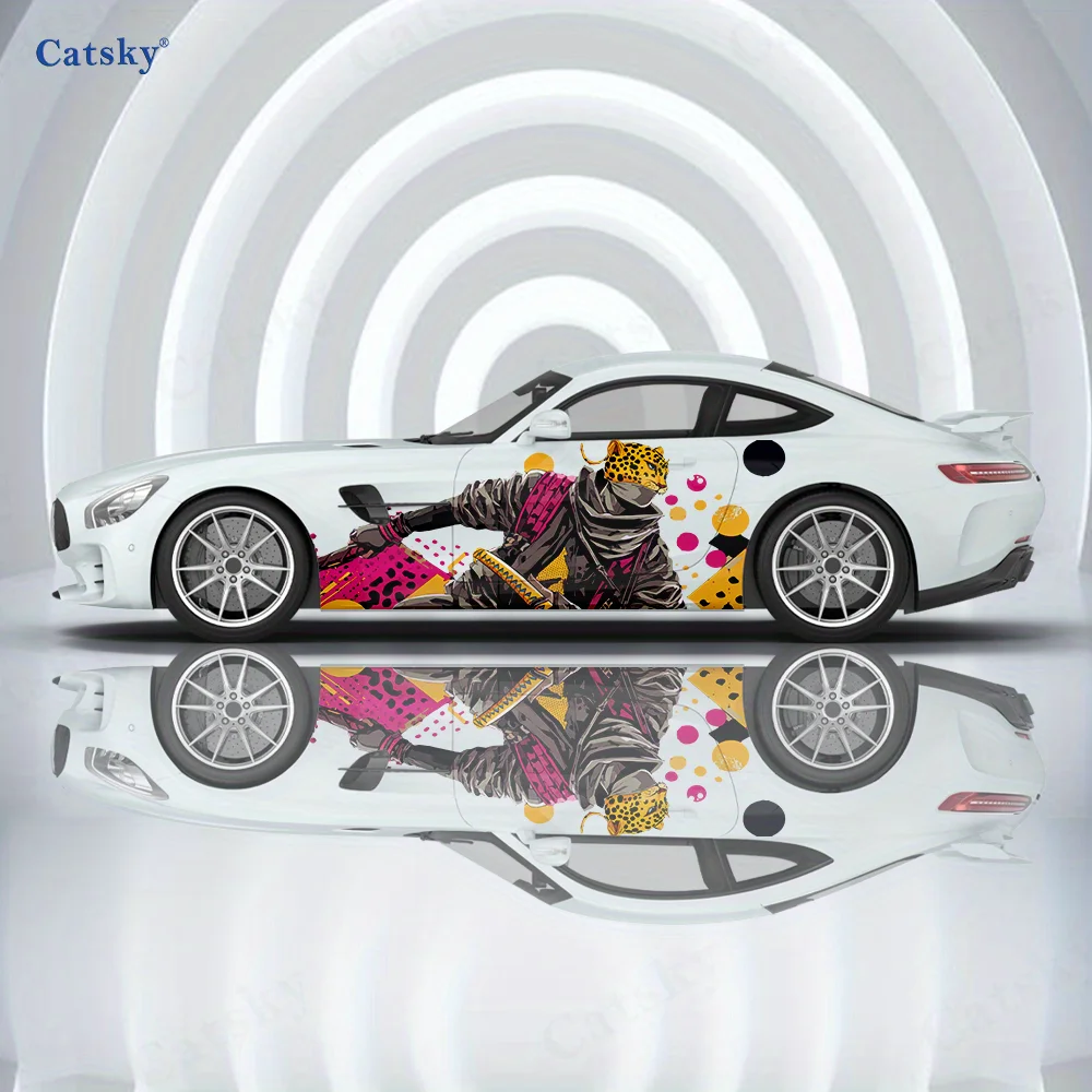 

Герой Леопард красочные автомобильные виниловые наклейки самоклеящаяся наклейка из ПВХ подходит для грузовиков внедорожник украшения автоаксессуары подарок