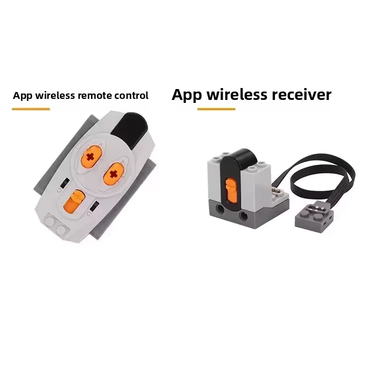 

IR Remote Control Kit for DIY Car/Train Models Speed Adjustable Wireless Controller + Receiver Motor Legoeds-Compatible