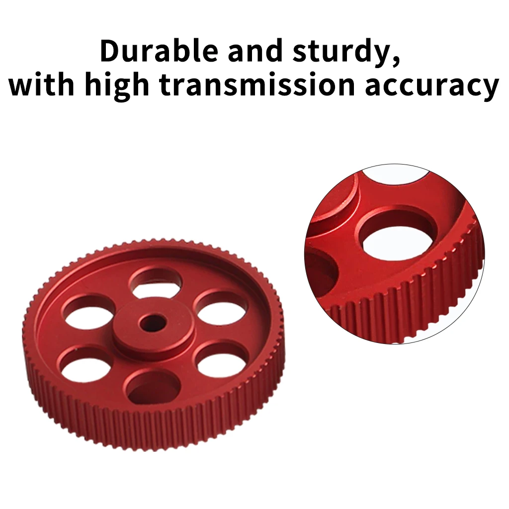 

80Teeth 2GT Synchronous Pulley Kit 2GT Timing Pulley Bore 5mm 2MGT Synchronous Belt Width 9/10mm 80T For Voron 2.4