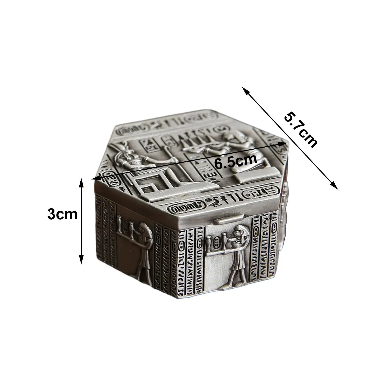 Jewelry Box Trinket Storage Box Wedding Jewelry Box Ancient Art Earrings Display Case Organizer for Rings Earrings Stud Party