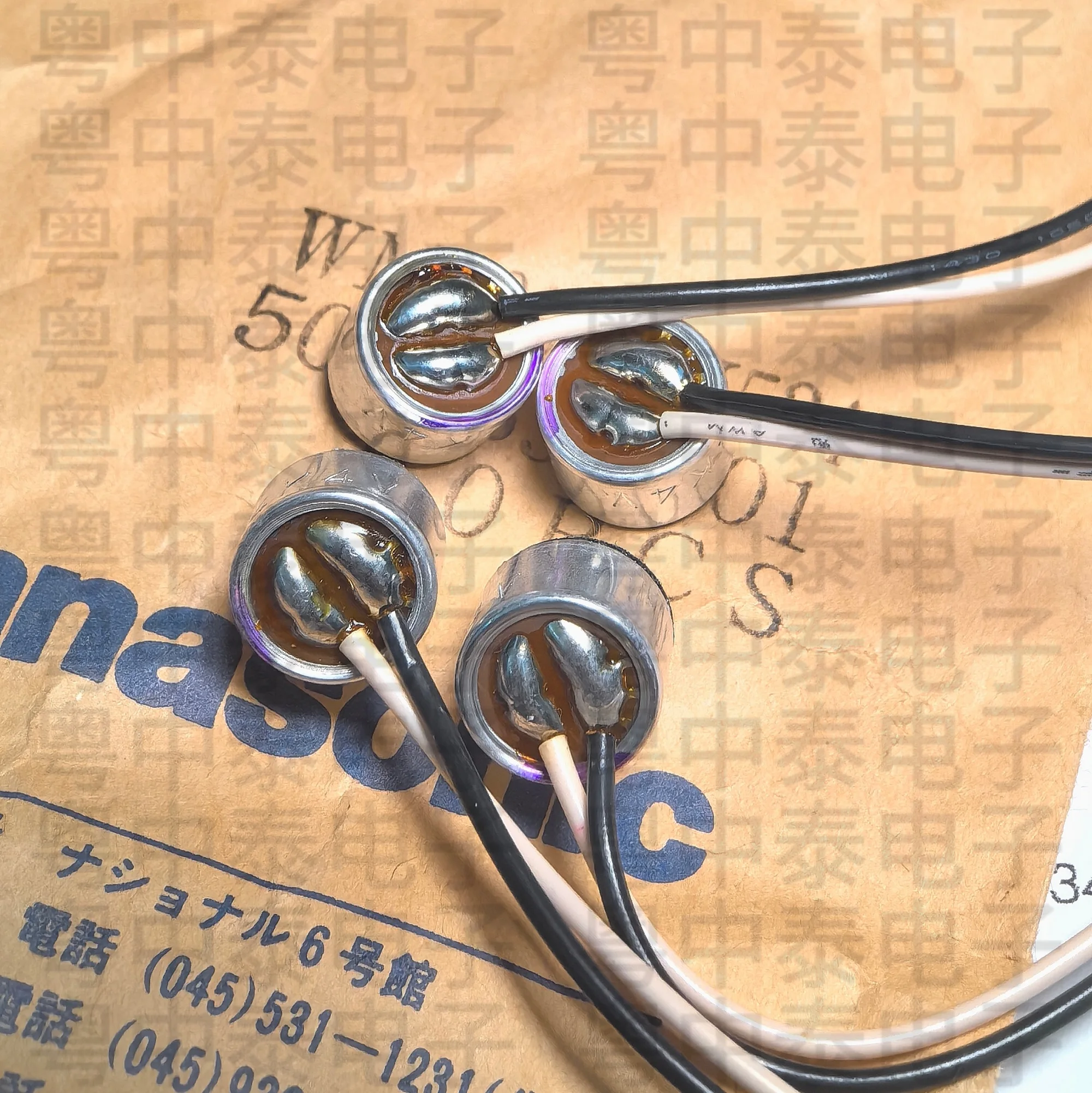 

10pcs/original Japanese WM-034CY with wire imported capacitive electret microphone 9745