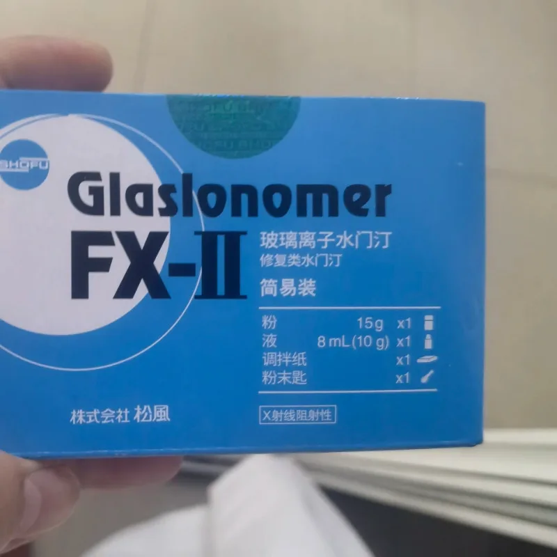 Dental Material SHOFU GLASIONOMER Glasonomer Cemmet Reinforced Glass Ionomer Adhesive Cement 1Ste Oral Cavity Repair Filling
