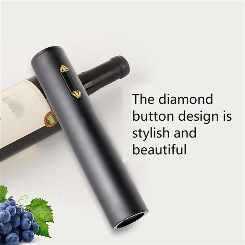 

Automatic Electric Wine Bottle Opener Red Wine Bottle Corkscrew Wine Opener With Foil Cutter Kitchen Gadgets-B09B