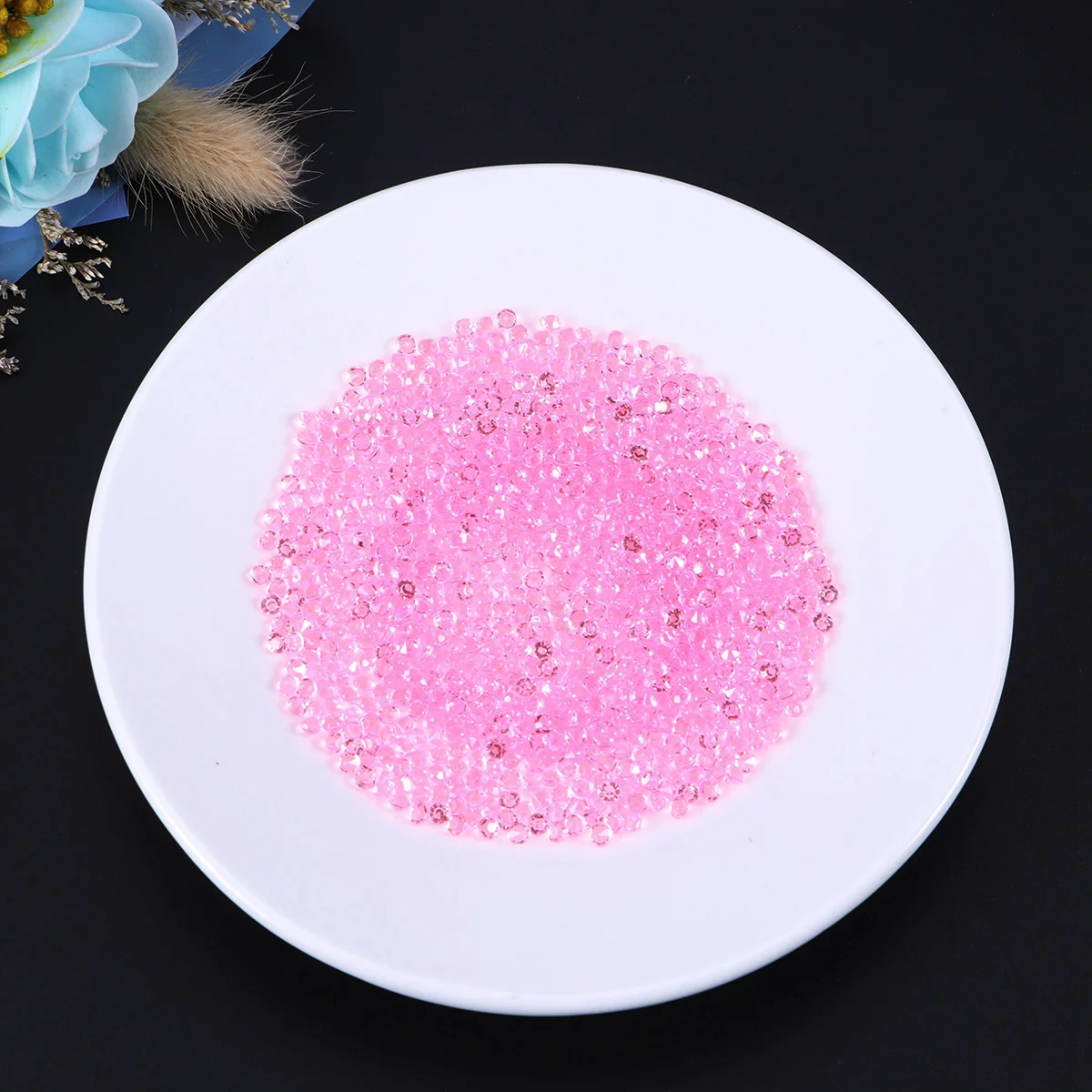 2000 Pcs Wedding Decorations Tip Crystal Acrylic Rhinestone Craft Crafts Bride Crytal Accessories