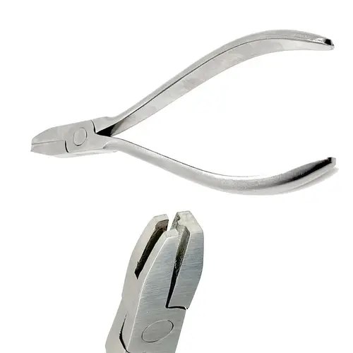Imagen 2 del producto Alicates de formación de doblado de bucle de parada en V de ortodoncia Dental, pinzas de doblado de alambre, herramienta de instrumento de laboratorio de ortodoncia de acero inoxidable