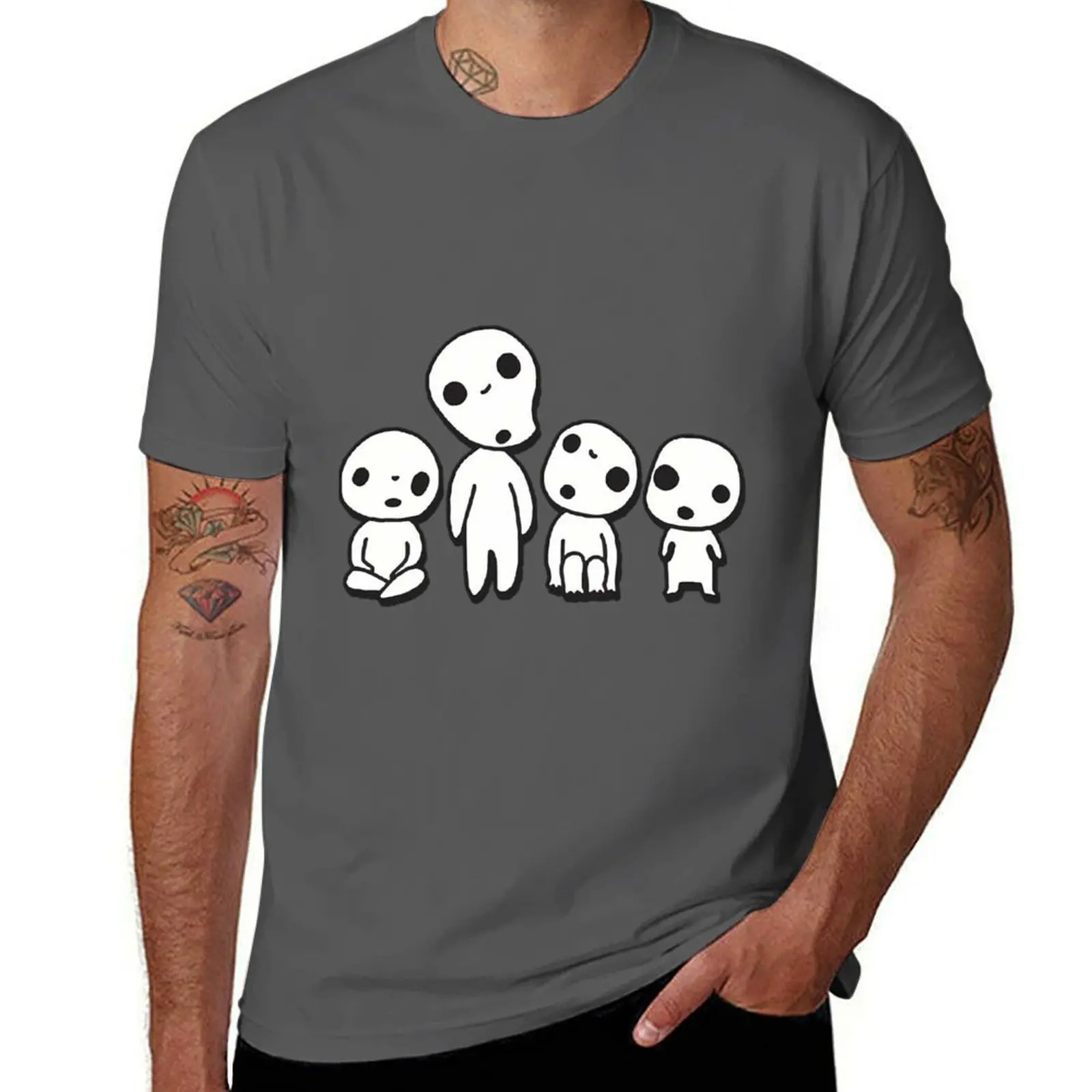 

126 Kodama Spiritists T-Shirt Durable Work Wear T-Shirt
