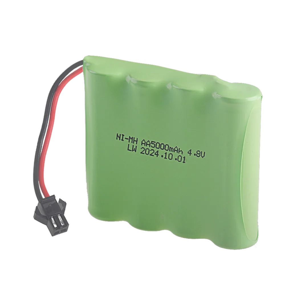 4.8V 5000mah NiMH AA Rechargeable Battery For Rc toys Cars Tanks Robots Boats Guns 4* AA 4.8v Battery Pack with charger Set