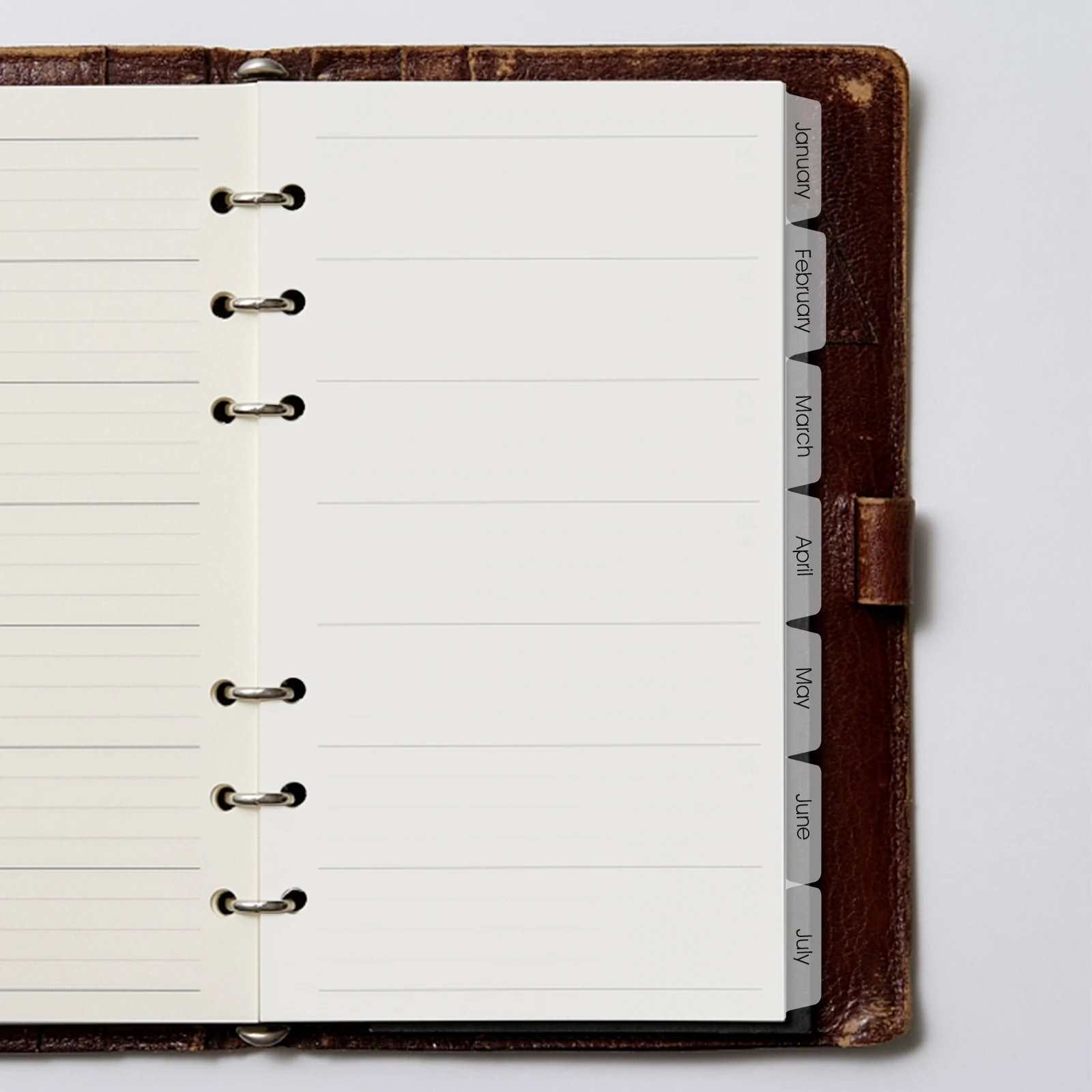 

14pcs Plastic Binder Dividers With Tabs Colored Page Markers For Notepad Notebook Files Office Index Labels A5 Planners Reports