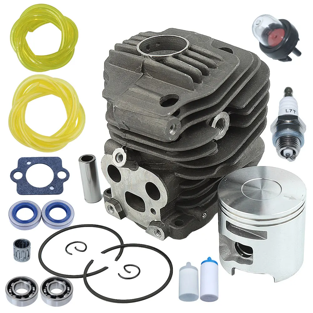 51mm Cylinder Piston Kit 506 38 61-71 for K750 K760 Husqvarna Partner Cutoff Concrete Saw Cortador De Grama