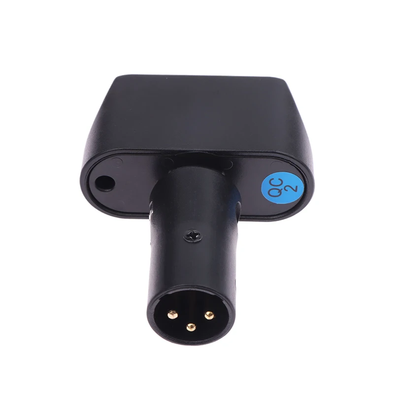 وحدة تحكم كرسي متحرك كهربائي مع ضوء LED ، USB ، رأس مدفع ، ثلاثة دبوس ، محيطي ، ملحقات