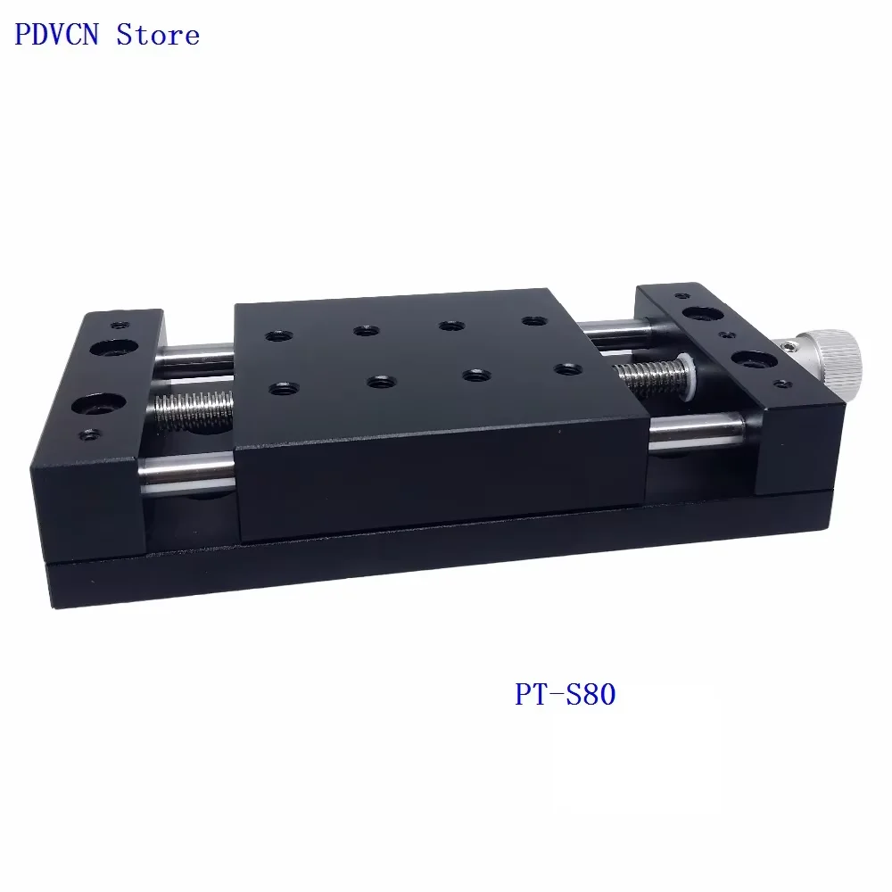 40mm/80mmX Axis Manual Linear Stage  translation stage Manual displacment station,  linear station,sliding platform PT-S40/80