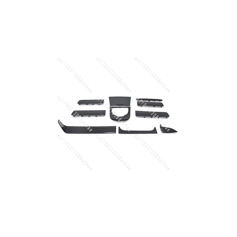 8-Piece Interior Kit Replacement for Mercedes-Benz G-Class W464 G63 G500 2019-2024 Carbon Fiber Kit, Dry Carbon Fiber Auto Parts