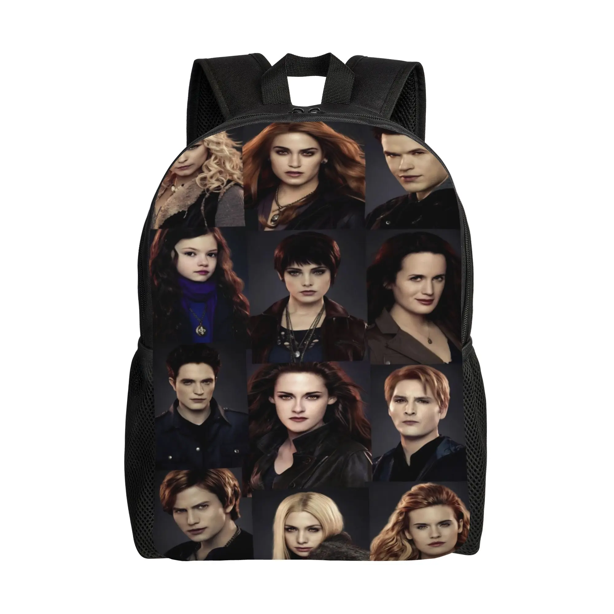 The Twilight Saga Movie Backpack for Men Women Casual High School Work Daypack Bella Edward Vampire Laptop Shoulder Bag Durable