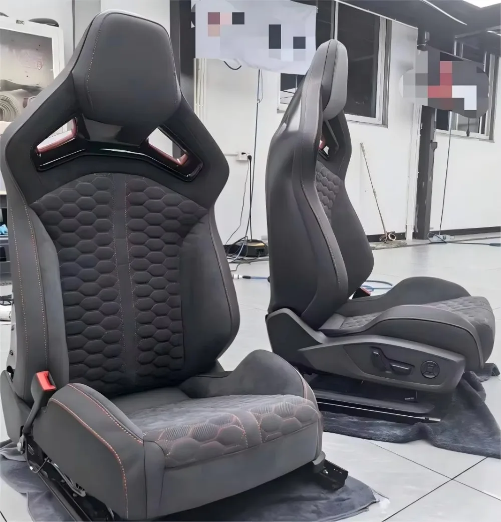 For S4 B8 S5 B8 Breathable Sport Bucket Seat Cover Universal Fit Racing Auto Upgrade Accessories